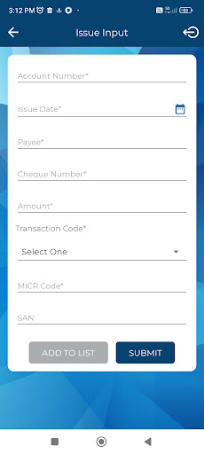 Android application pscbpps screenshort