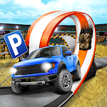 Cover Image of डाउनलोड 3डी मॉन्स्टर ट्रक पार्किंग गेम  APK