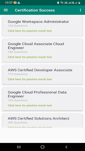 Cloud Certification Practice