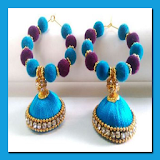 Silk Thread Jewelry Earrings icon