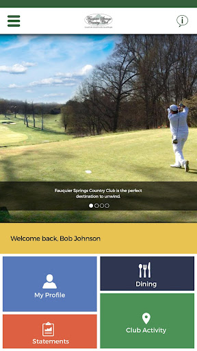 Android application Fauquier Springs Country Club screenshort