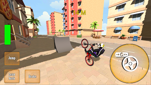 Wheelie Bike 3D - BMX wheelie  screenshots 1