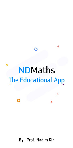 Android application NDMaths screenshort