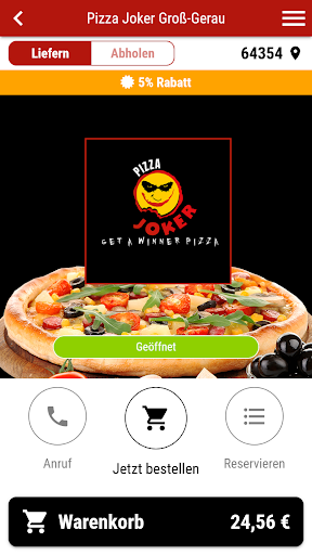 Android application Pizza Joker Groß-Gerau screenshort
