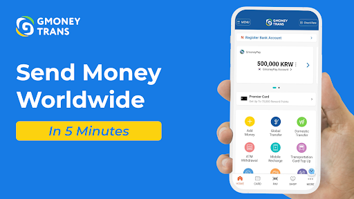 Android application GmoneyTrans-Global Remittance screenshort