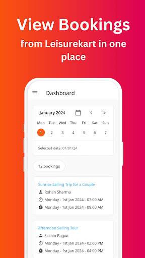 Leisurekart Business Screen 2