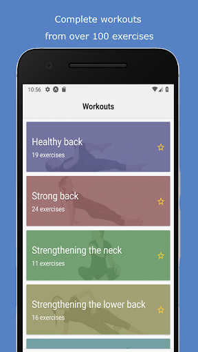 Back pain relief exercises at home 1.0.103 screenshots 1