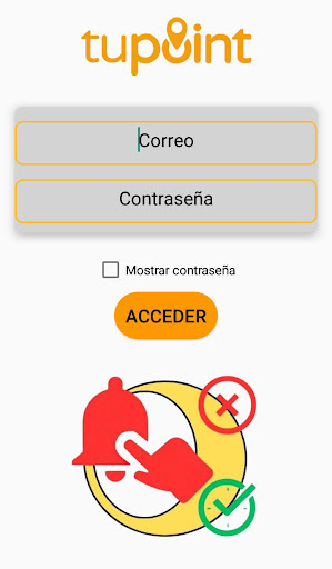 Android application Tu Point - Pánico screenshort