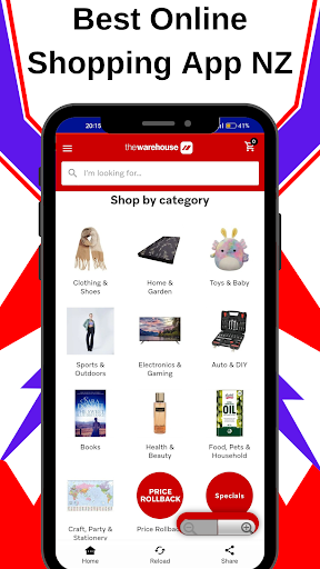 NZ Online Shopping Stores Screenshot