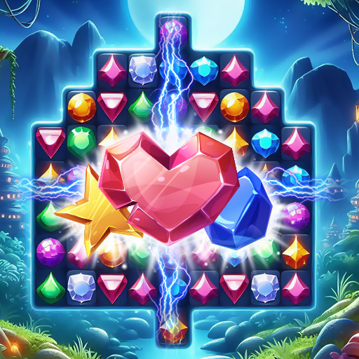 Jewel Match Treasure Match 3 logo