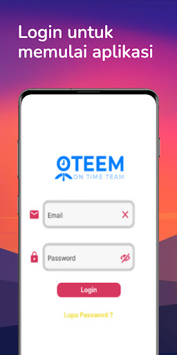 Android application Oteem screenshort