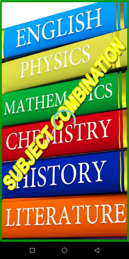 Android application JAMB 2023 SUBJECT COMBINATION screenshort