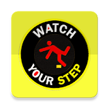 Watch your step icon