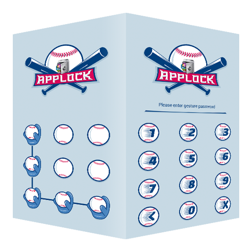 AppLock Theme Baseball logo