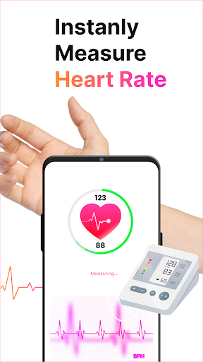 Blood Pressure App: BP Monitor Screen 2