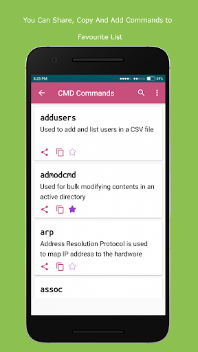 CMD Commands Guide & Shortcuts Screen 3