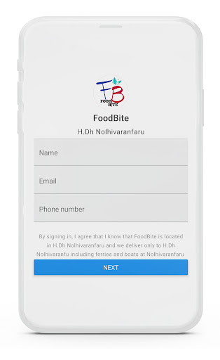 Android application Food Bite | H.Dh Nolhivaranfar screenshort