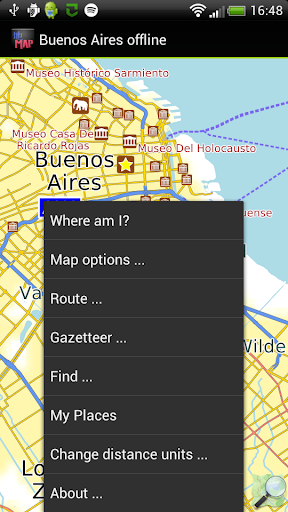 Buenos Aires offline map Screen 2