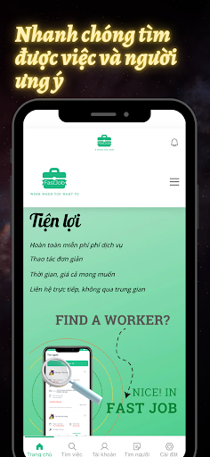 FAST JOB - Tìm việc nhanh Screen 2
