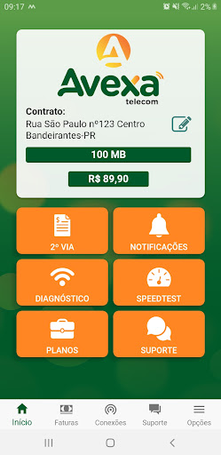 Avexa Telecom Screen 2