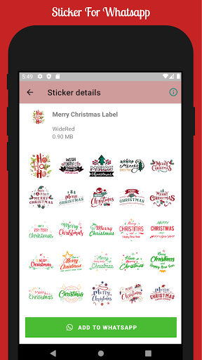 Chirstmas Sticker Special for Whatsapp