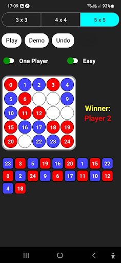 TicTacToe Screen 3