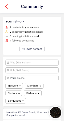 Crewbooking Screen 3