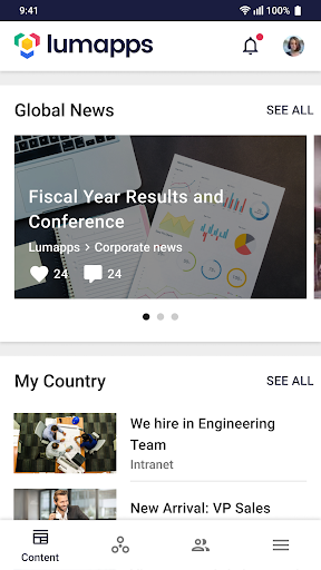 Android application WE screenshort