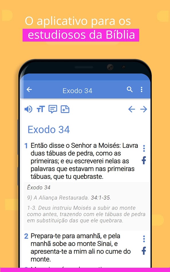 #9. Bíblia estudos com explicações (Android) 由: Biblia Sagrada