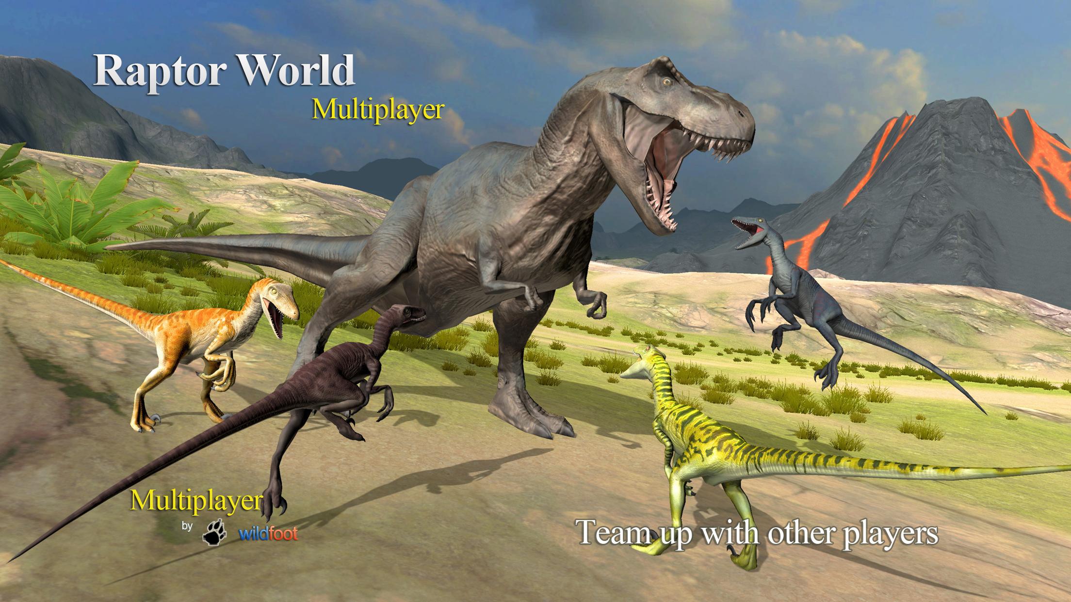 Android application Raptor World Multiplayer screenshort