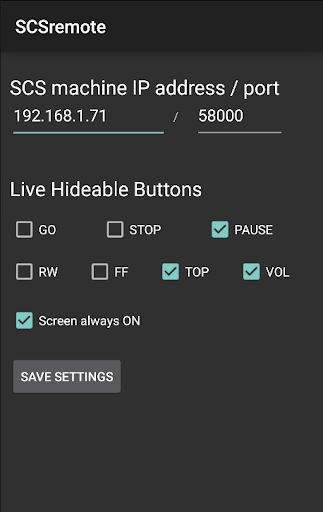 SCS Remote Screen 2