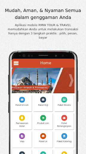 Android application RMW TOUR & TRAVEL screenshort