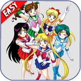 How To Draw Sailor Moon Easy icon