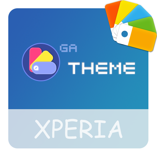 Theme XPERIA ON | Be Blue logo