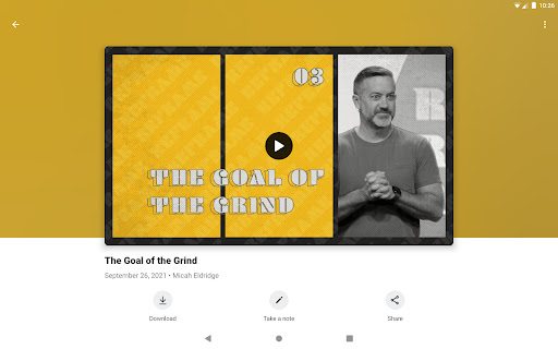 Screenshot of Lifegate App