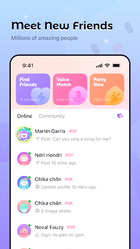 Android application Uki - Amazing Online Chat App screenshort