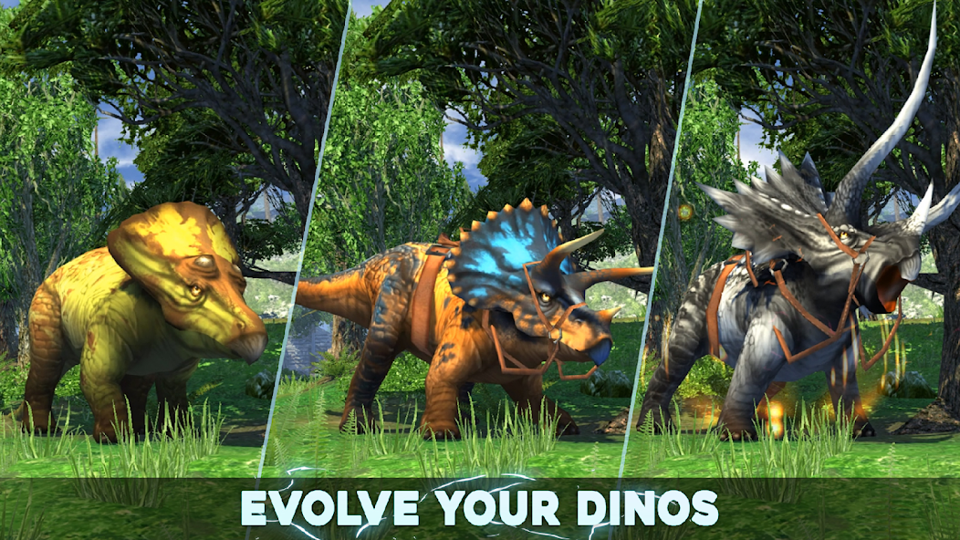 Dino Tamers - Jurassic MMO 2.25 APK + Mod (Free purchase / Free Craft) for Android