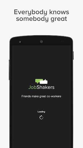 Android application JobShakers screenshort