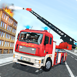 Fire Truck Rescue Training Sim icon