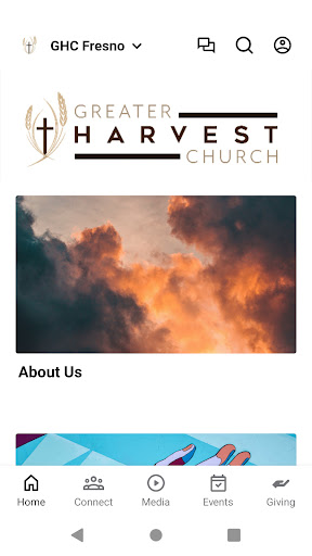Android application Greaterhc Fresno screenshort