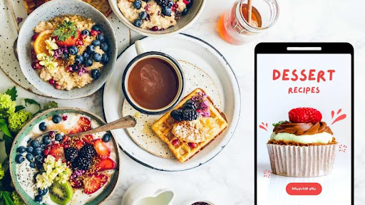 Android application Dessert recipes screenshort