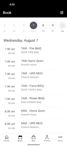 Powerfit Training Club Screen 2