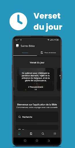 Android application la Sainte Bible screenshort