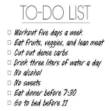 To do list healthy icon