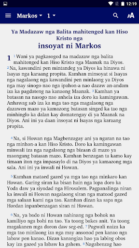 Android application Mamanwa Bible screenshort