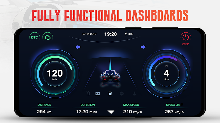 GPS Speedometer OBD2 Dashboard - 3.1 - (Android)