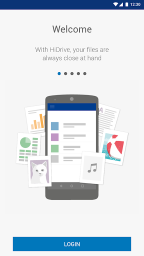 Android application IONOS HiDrive screenshort