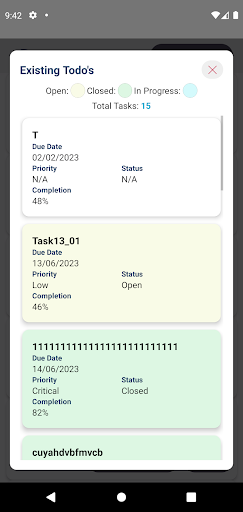 TodoList Screen 2