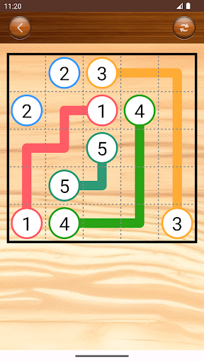Android application Number Link - Logic Path Game screenshort