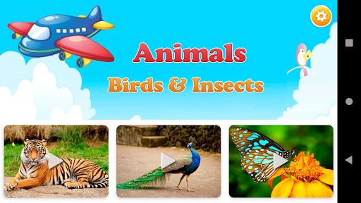 Android application Animals Learning screenshort